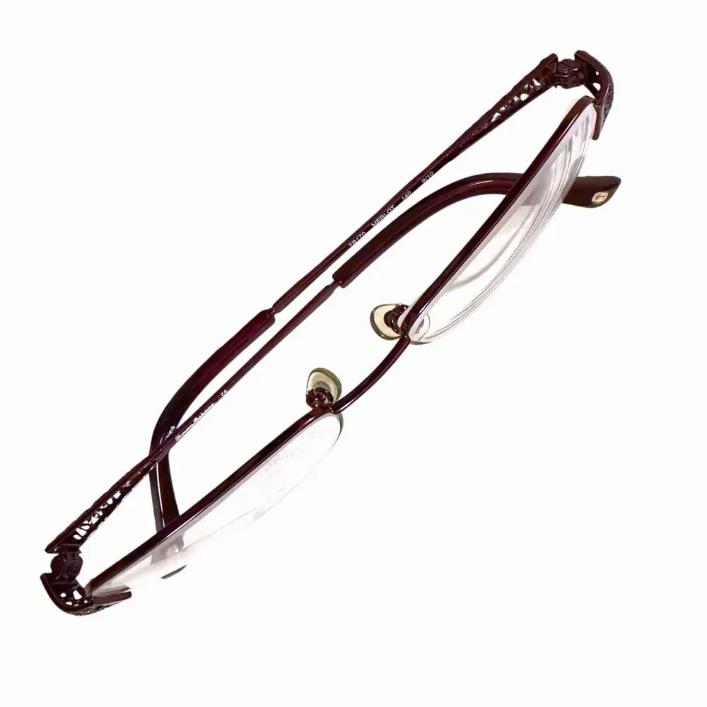 Tommy Bahama TB170 Merlot Womens Eyeglasses Frames Filigree Red 52-17-140 mm